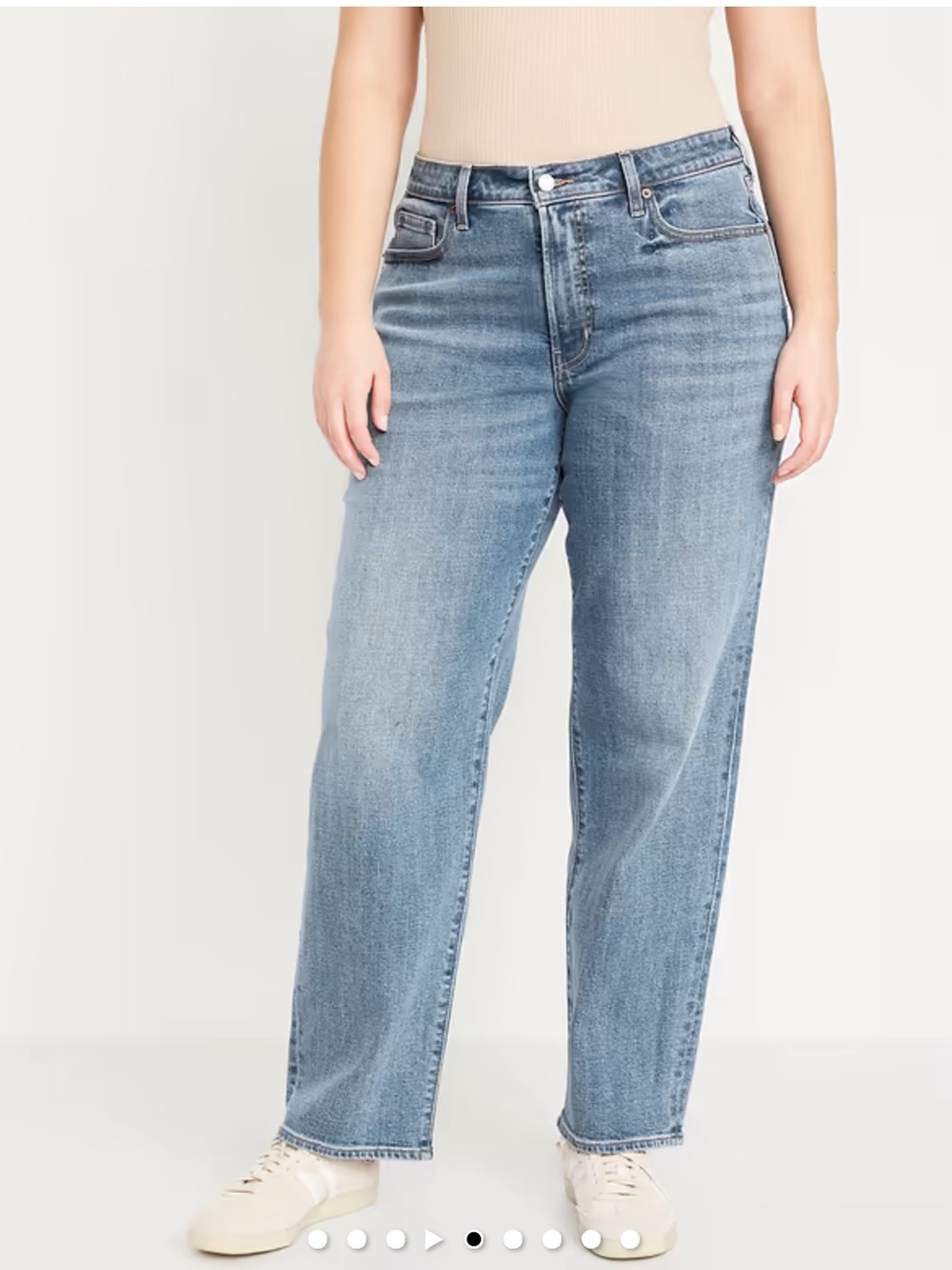 Old Navy Women's High Rise O.G. Loose Jeans - Medium Wash